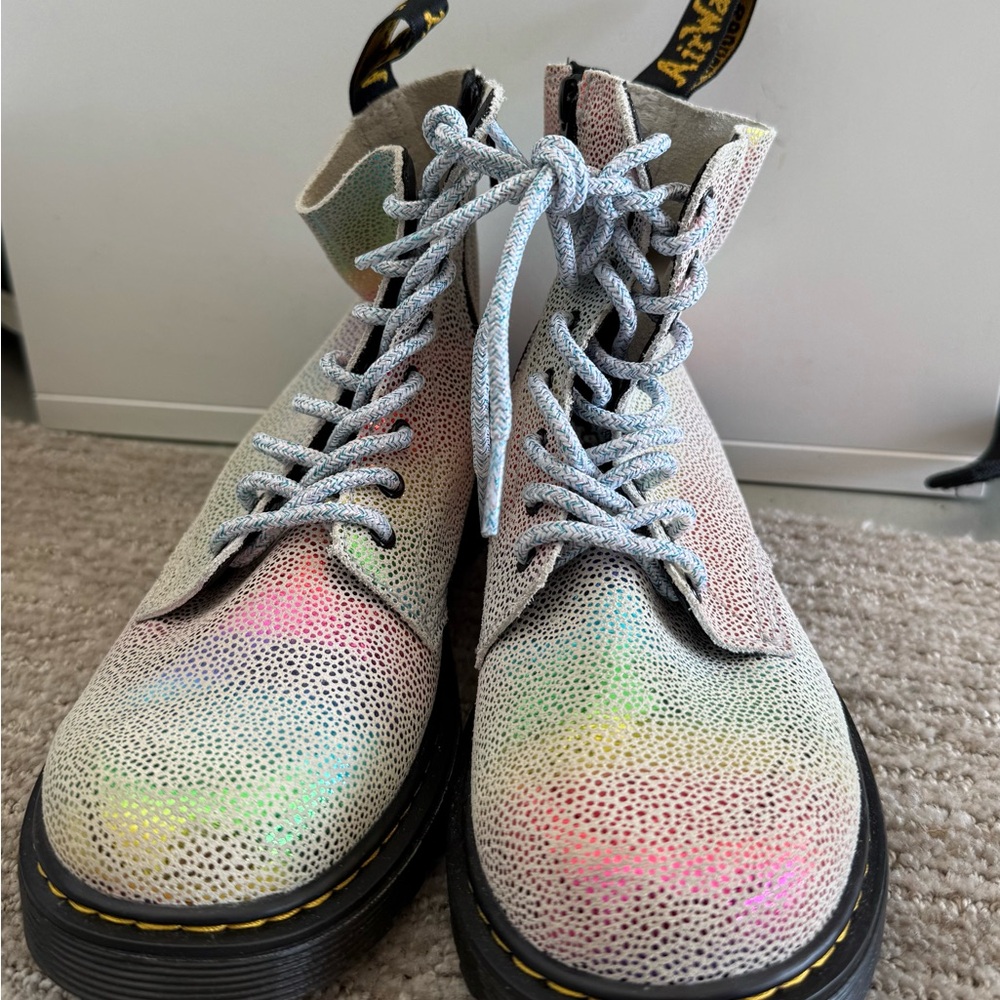 Dr. Martens Multicolor Textured Boots